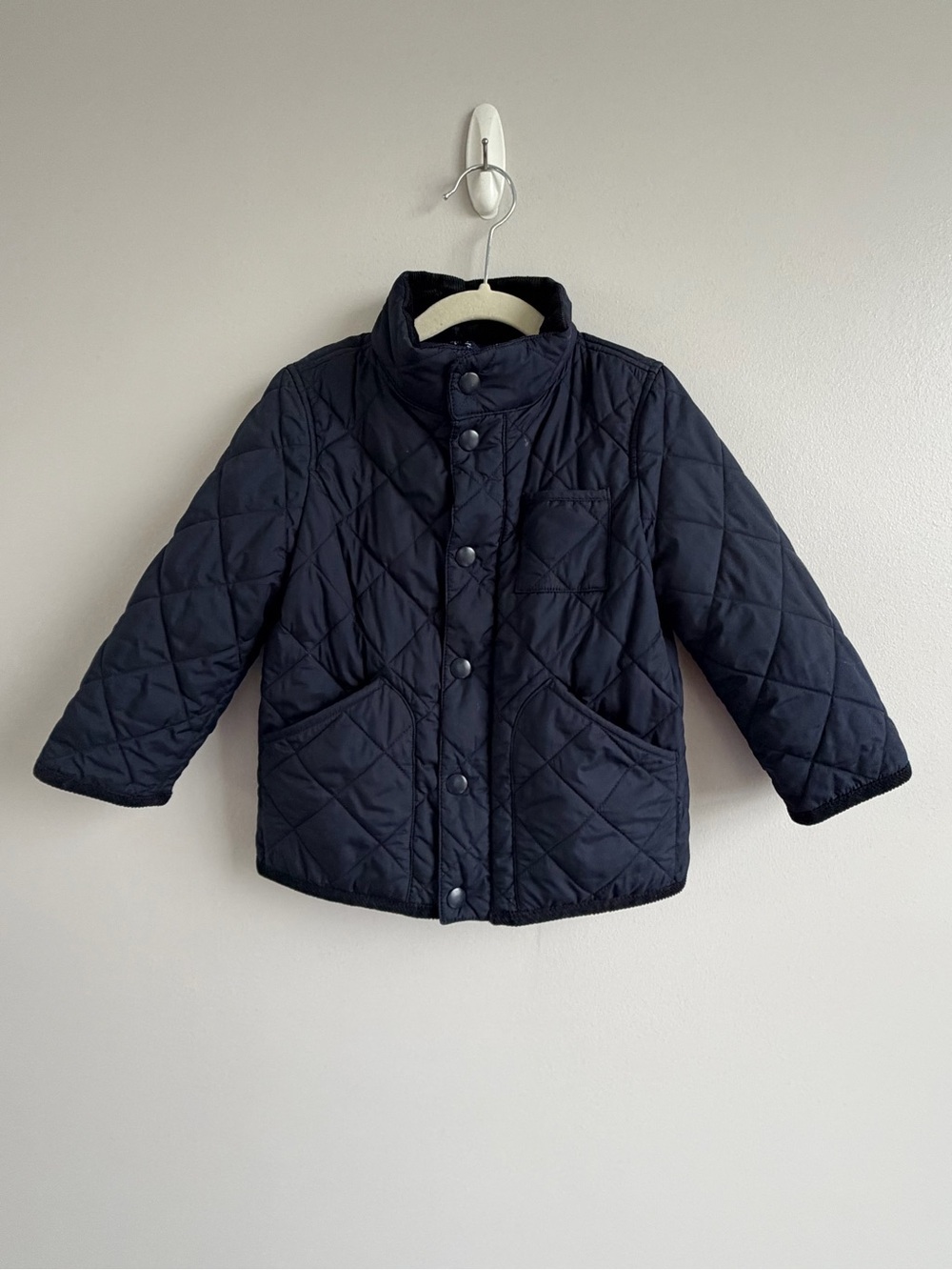 Boys navy crewcuts barn coat size 3